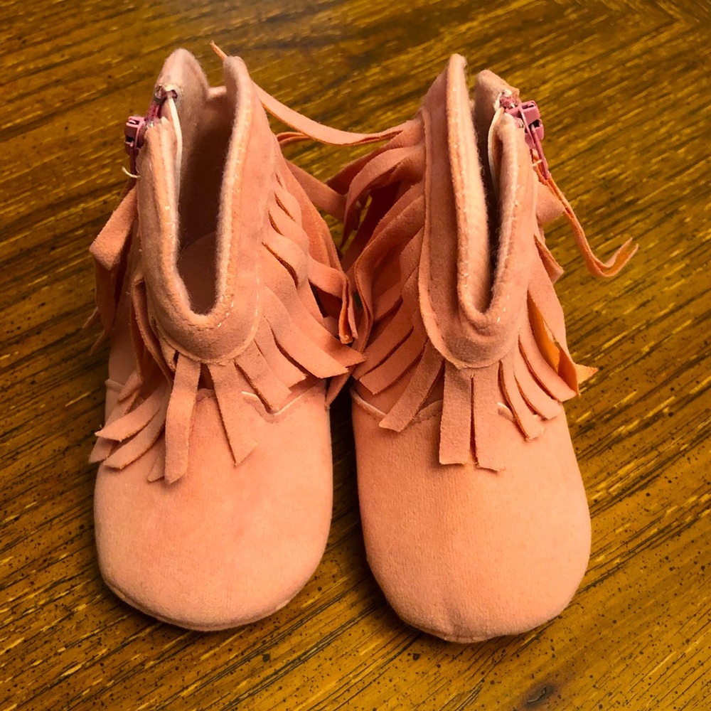 Light Pink Infant Western Style Footwear